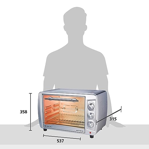 Bajaj 3500 Tmcss Toaster Grill Oven (Silver,35 Liters),2000 Watts Bajaj 3500 Tmcss Toaster Grill Oven (Silver,35 Liters),2000 Watts